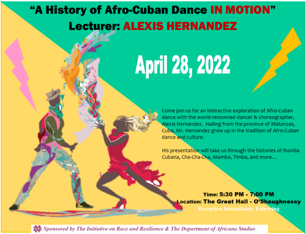 History Of Afro Cuban Flyer